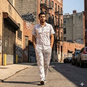 Cabana Set Retro Graphics